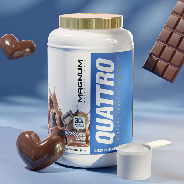 Протеин Magnum Nutraceuticals Quattro Origin 900 г Шоколадна... Протеин Magnum Nutraceuticals Quattro Origin 900 г Шоколадна...