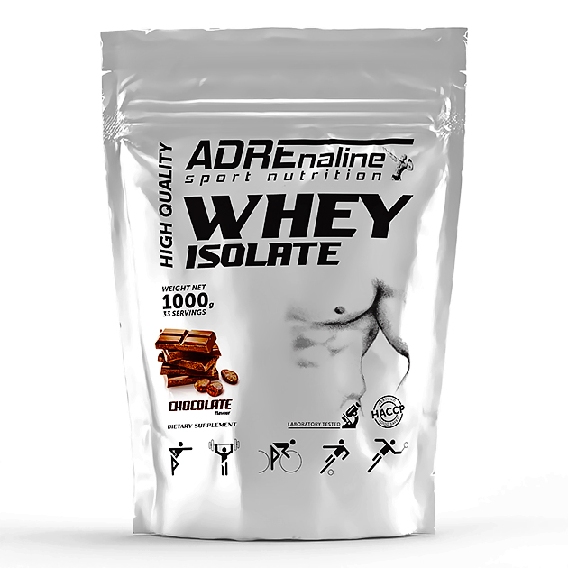 Протеин Adrenaline Whey 100% 1000 г Шоколад Протеин Adrenaline Whey 100% 1000 г Шоколад