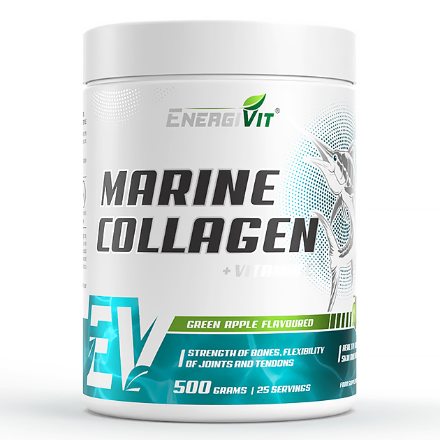 Морской Коллаген EnergiVit Marine Collagen 500 г Яблоко