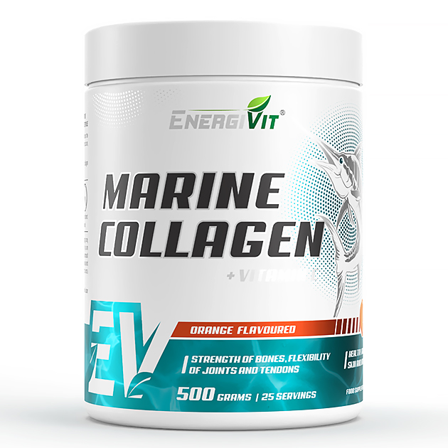 Морской Коллаген EnergiVit Marine Collagen 500 г Апельсин Морской Коллаген EnergiVit Marine Collagen 500 г Апельсин