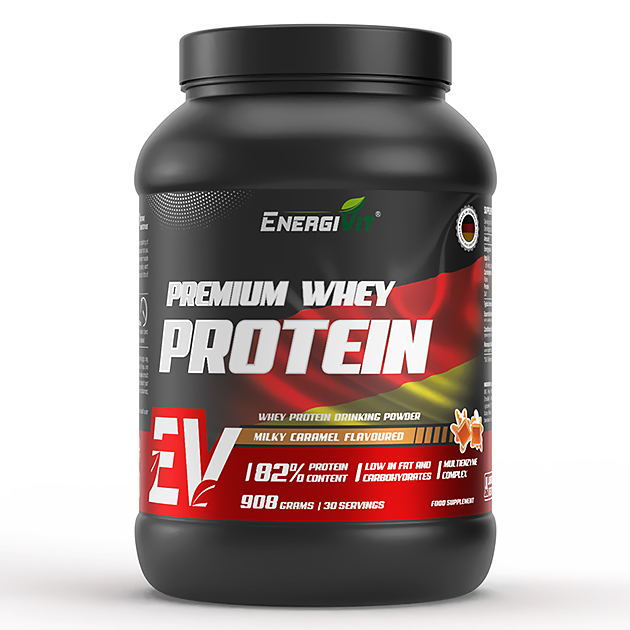 Протеин EnergiVit Premium Whey 908 г Молочная карамель