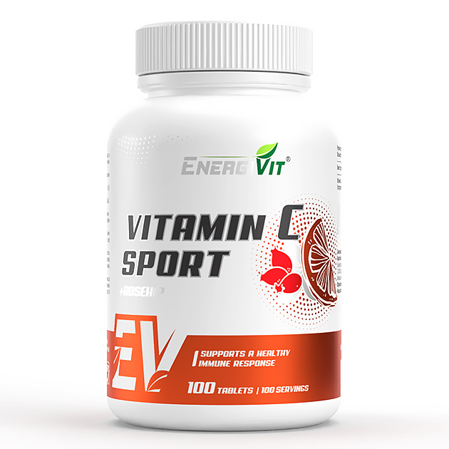 Витамин С EnergiVit Vitamin C Sport 100 таб Апельсин Витамин С EnergiVit Vitamin C Sport 100 таб Апельсин