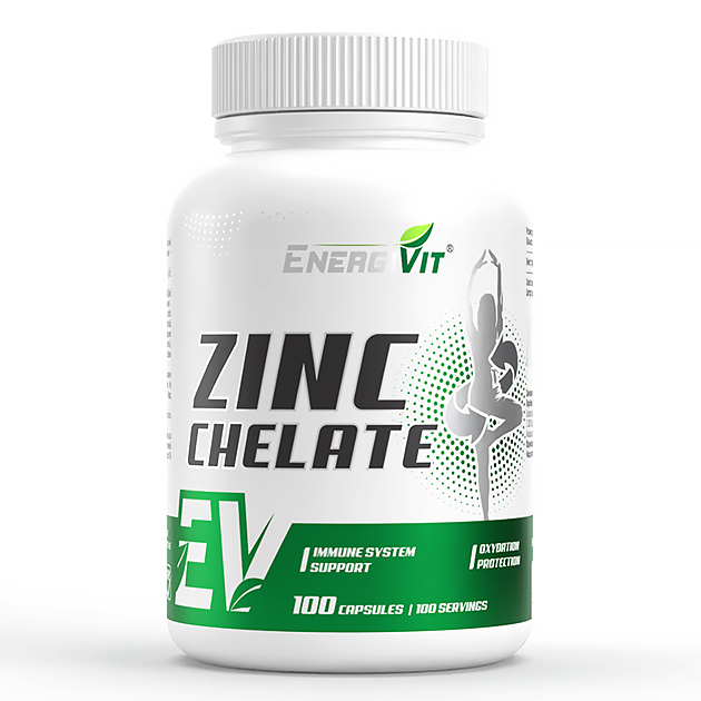 Цинк Хелат EnergiVit Zinc Chelate 100 кап Цинк Хелат EnergiVit Zinc Chelate 100 кап
