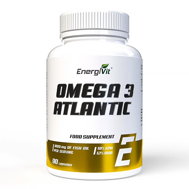Омега 3 EnergiVit Omega-3 Atlantic 1000 мг 90 кап Омега 3 EnergiVit Omega-3 Atlantic 1000 мг 90 кап