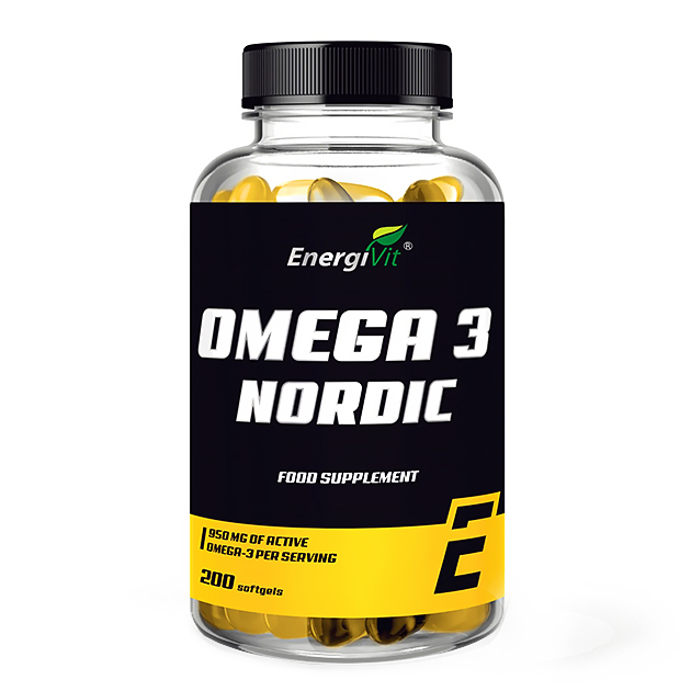 Омега 3 EnergiVit Omega-3 Nordic 1360 мг 200 кап