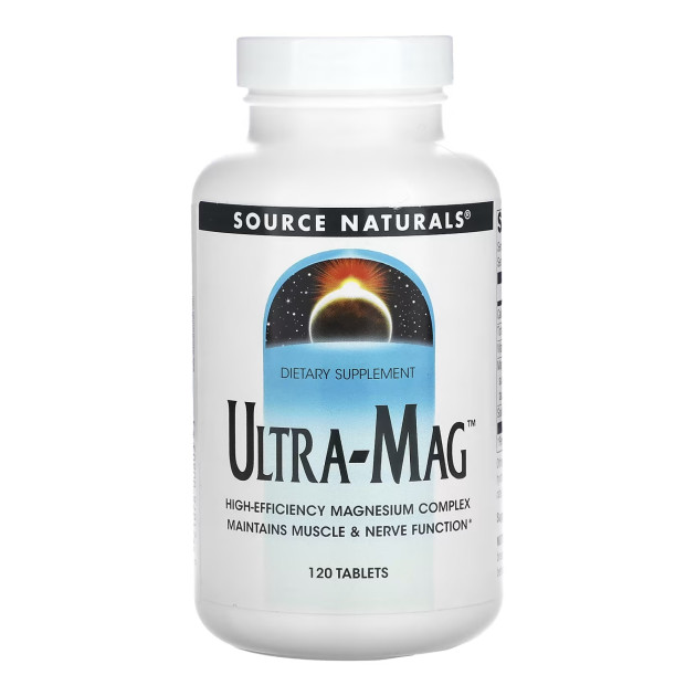 Магній Source Naturals UltraMag Magnesium Complex 120 таб Магній Source Naturals UltraMag Magnesium Complex 120 таб