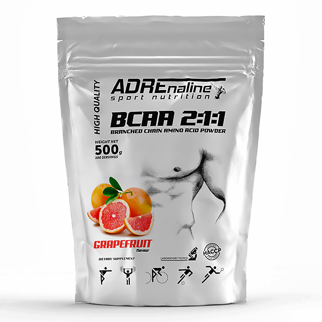 Аминокислоты Adrenaline BCAA 2:1:1 500 г