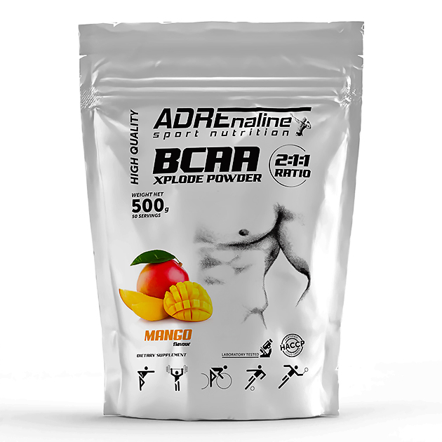 Аминокислоты Adrenaline BCAA Xplode 2:1:1 500 г Манго