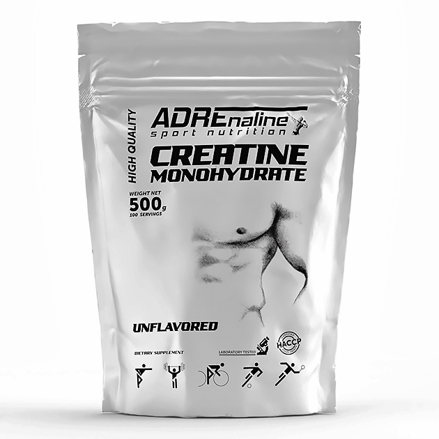 Креатин Adrenaline Creatine Monohydrate 500 г Натуральный Креатин Adrenaline Creatine Monohydrate 500 г Натуральный