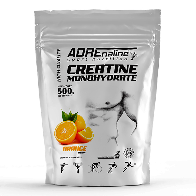 Креатин Adrenaline Creatine Monohydrate 500 г Апельсин Креатин Adrenaline Creatine Monohydrate 500 г Апельсин