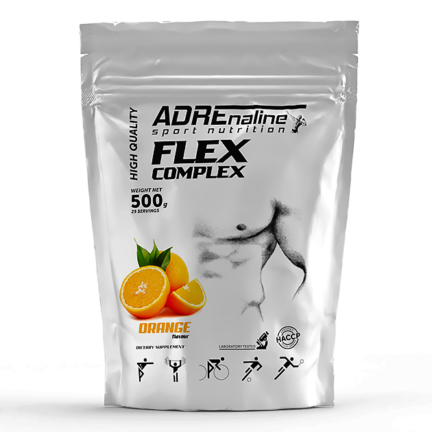Хондропротектор Adrenaline Flex Complex 500 г Апельсин Хондропротектор Adrenaline Flex Complex 500 г Апельсин