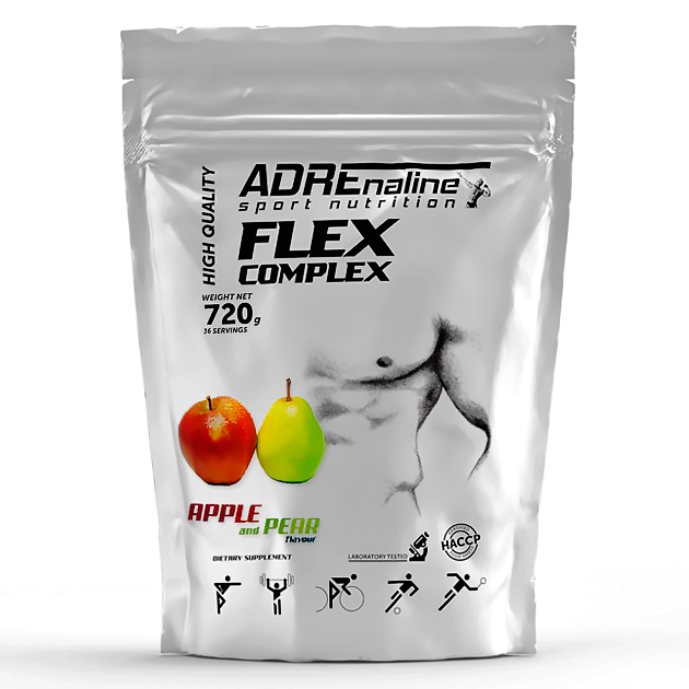Хондропротектор Adrenaline Flex Complex 720 г Яблоко-Груша Хондропротектор Adrenaline Flex Complex 720 г Яблоко-Груша