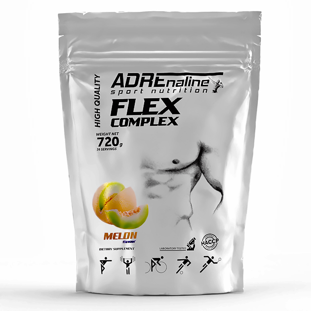 Хондропротектор Adrenaline Flex Complex 720 г Дыня Хондропротектор Adrenaline Flex Complex 720 г Дыня