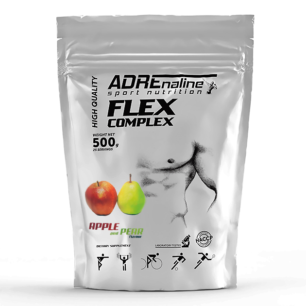 Хондропротектор Adrenaline Flex Complex 500 г Яблоко-Груша Хондропротектор Adrenaline Flex Complex 500 г Яблоко-Груша