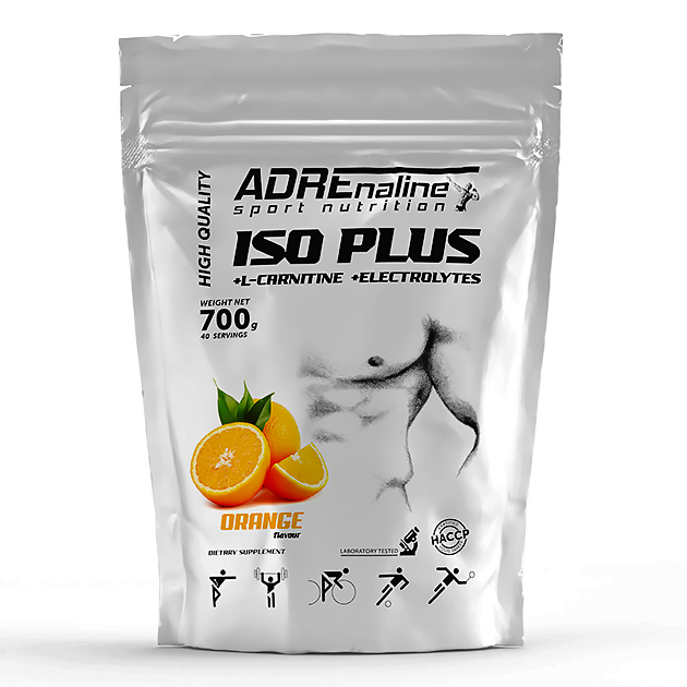 Изотоник Adrenaline ISO PLUS 700 г Апельсин Изотоник Adrenaline ISO PLUS 700 г Апельсин