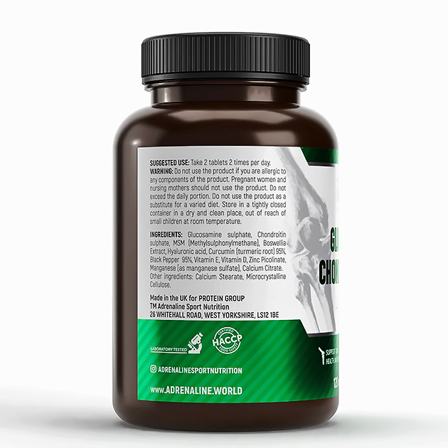 Хондропротектор Adrenaline Glucosamin+Chondroitin +MSM 150 кап-1 Хондропротектор Adrenaline Glucosamin+Chondroitin +MSM 150 кап-1