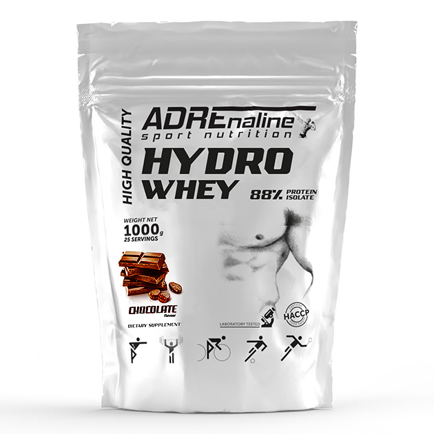Протеїн Adrenaline Hydro Whey 1000 г Шоколад