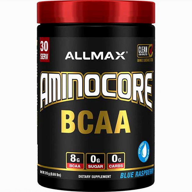 Замовити Незамінні амінокислоти AllMax AminoCore BCAA 345 г Чорниця Незамінні амінокислоти AllMax AminoCore BCAA 345 г Чорниця