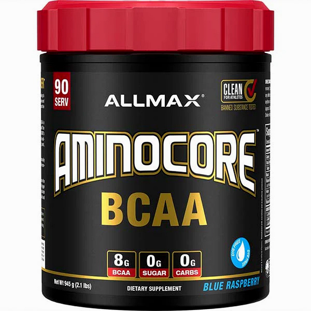 Замовити Незамінні амінокислоти AllMax AminoCore BCAA 945 г Чорниця Незамінні амінокислоти AllMax AminoCore BCAA 945 г Чорниця