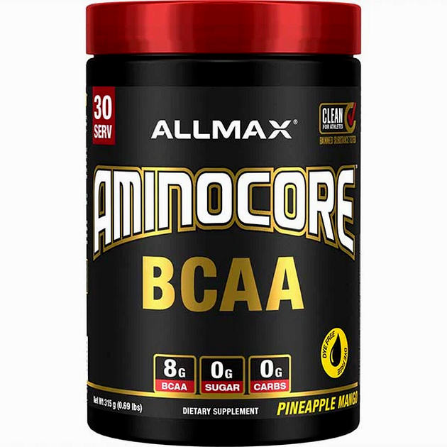 Замовити Незамінні амінокислоти AllMax AminoCore BCAA 345 г Ананас-Манго Незамінні амінокислоти AllMax AminoCore BCAA 345 г Ананас-Манго