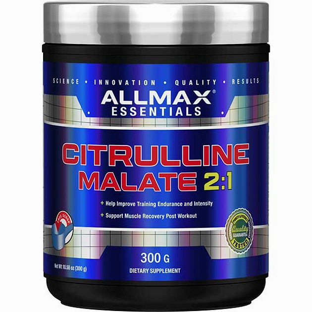 Замовити Цирулін AllMax Essentials L-Citruline Malate 300 г Натуральний Цирулін AllMax Essentials L-Citruline Malate 300 г Натуральний