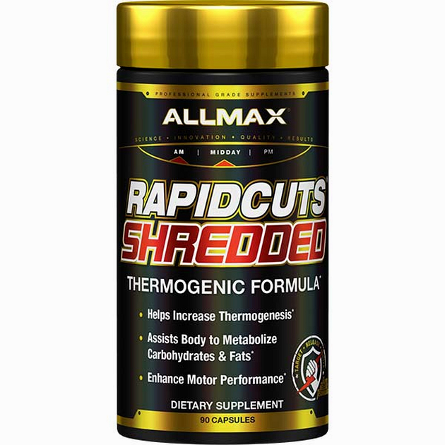 Термогенний жироспалювач AllMax Rapidcuts Shredded 90 кап