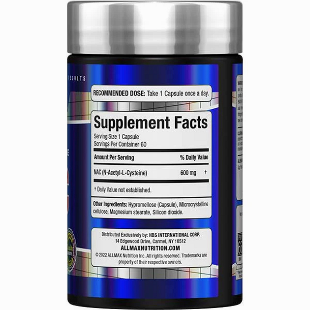 Детоксикація печінки AllMax NAC 60 кап-1 Детоксикація печінки AllMax NAC 60 кап-1