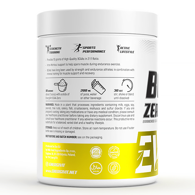 Аминокислоты EnergiVit BCAA 2:1:1 Zero 500 г Грейпфрут-1 Аминокислоты EnergiVit BCAA 2:1:1 Zero 500 г Грейпфрут-1