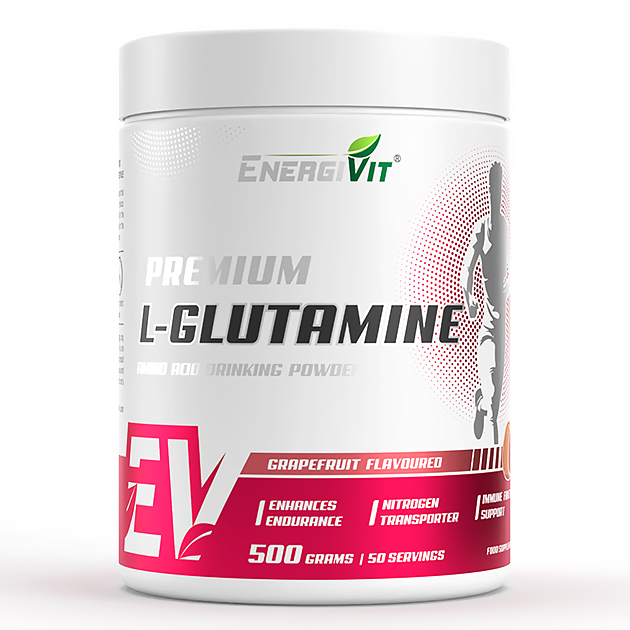 Аминокислота EnergiVit L-Глютамин Glutamine 500 г Грейпфрут Аминокислота EnergiVit L-Глютамин Glutamine 500 г Грейпфрут