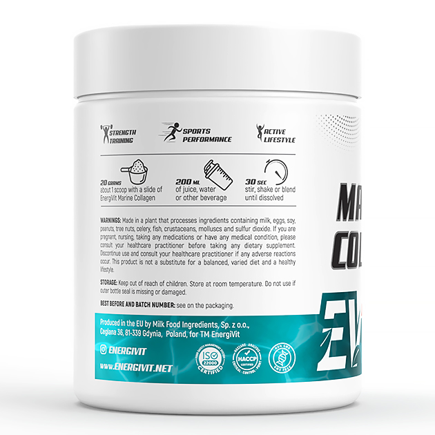 Морской Коллаген EnergiVit Marine Collagen 250 г Апельсин-2 Морской Коллаген EnergiVit Marine Collagen 250 г Апельсин-2
