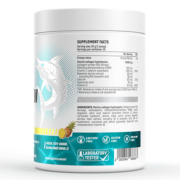 Морской Коллаген EnergiVit Marine Collagen 500 г Ананас-2 Морской Коллаген EnergiVit Marine Collagen 500 г Ананас-2