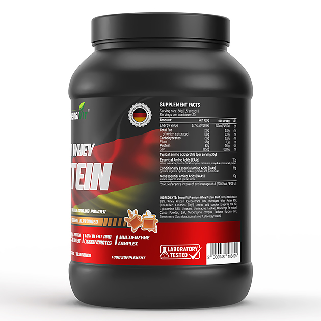 Протеин EnergiVit Premium Whey 908 г Молочная карамель-2 Протеин EnergiVit Premium Whey 908 г Молочная карамель-2