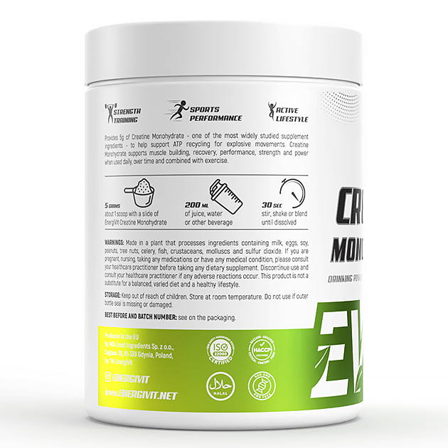 Креатин EnergiVit Creatine Monohydrate 500 г Натуральный-1 Креатин EnergiVit Creatine Monohydrate 500 г Натуральный-1