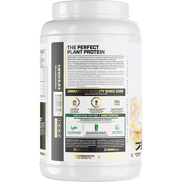 Протеин Magnum Nutraceuticals Vegan Quattro 900 г Ваниль-2 Протеин Magnum Nutraceuticals Vegan Quattro 900 г Ваниль-2