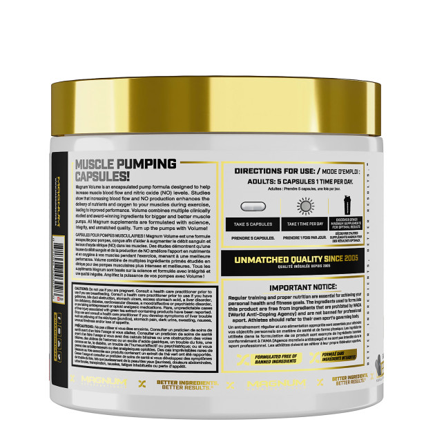Предтрен. комплекс Magnum Nutraceuticals Volume 120 кап-3 Предтрен. комплекс Magnum Nutraceuticals Volume 120 кап-3
