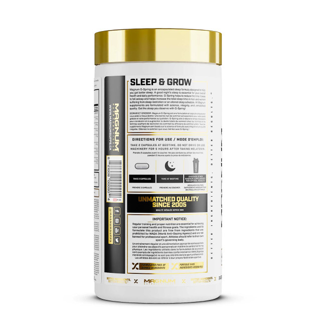 Комплекс для сна Magnum Nutraceuticals G-Spring 48 кап-2 Комплекс для сна Magnum Nutraceuticals G-Spring 48 кап-2