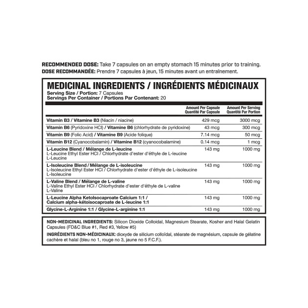 Аминокислоты BCAA Magnum Nutraceuticals DNA 140 кап-3 Аминокислоты BCAA Magnum Nutraceuticals DNA 140 кап-3