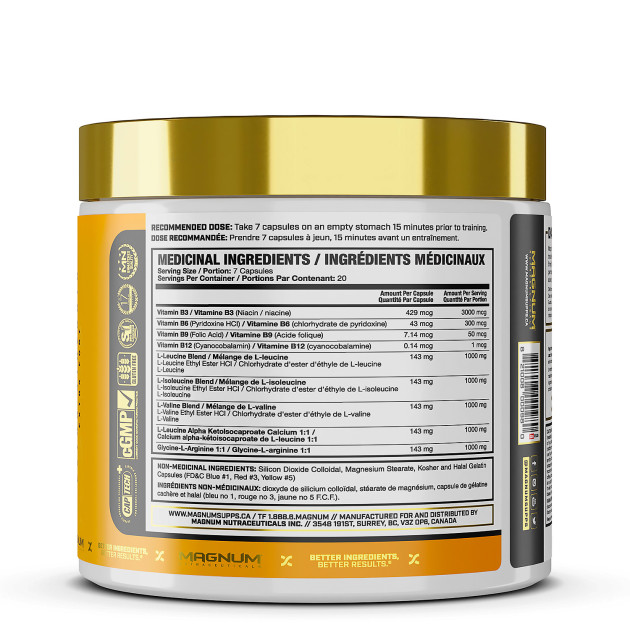 Аминокислоты BCAA Magnum Nutraceuticals DNA 140 кап-1 Аминокислоты BCAA Magnum Nutraceuticals DNA 140 кап-1