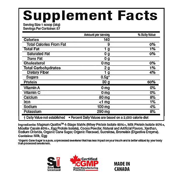 Протеин Magnum Nutraceuticals Quattro 1820 гр Ванильное мороженое-3 Протеин Magnum Nutraceuticals Quattro 1820 гр Ванильное мороженое-3