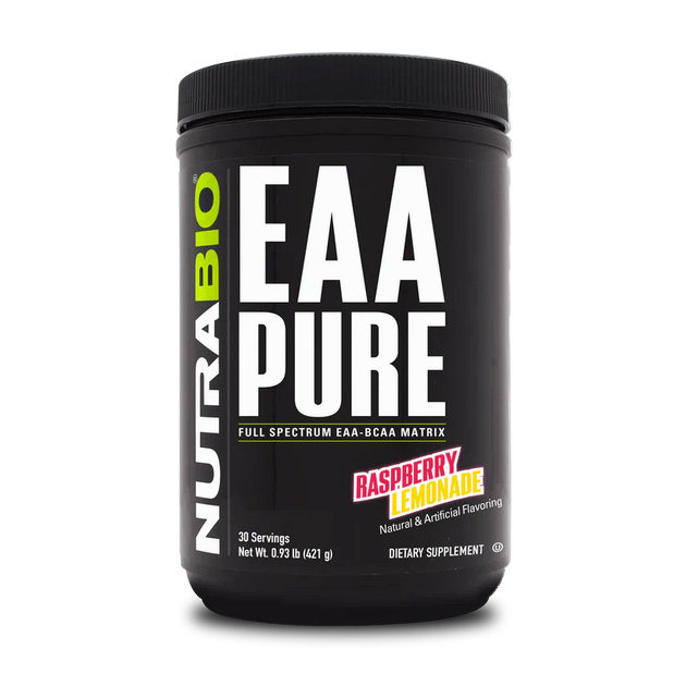 Незаменимые аминокислоты NutraBio EAA Pure 421 г Малиновый л...