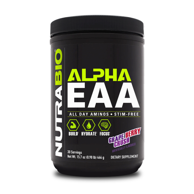Незаменимые аминокислоты NutraBio Alpha EAA 455 г Виноградно... Незаменимые аминокислоты NutraBio Alpha EAA 455 г Виноградно...