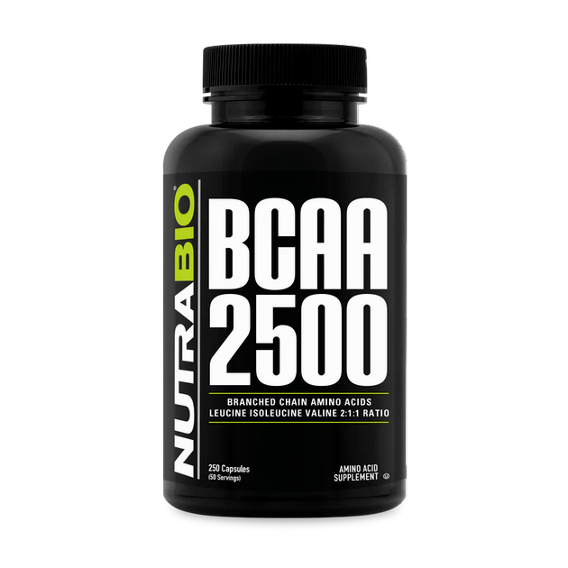 Комплекс BCAA NutraBio BCAA 2500 250 кап Комплекс BCAA NutraBio BCAA 2500 250 кап