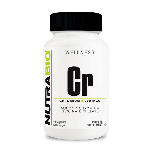 Хром NutraBio Chromium Chelate GTF 200 mg 90 кап Хром NutraBio Chromium Chelate GTF 200 mg 90 кап