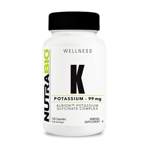Калий NutraBio Potassium Complex 99 mg 120 кап Калий NutraBio Potassium Complex 99 mg 120 кап