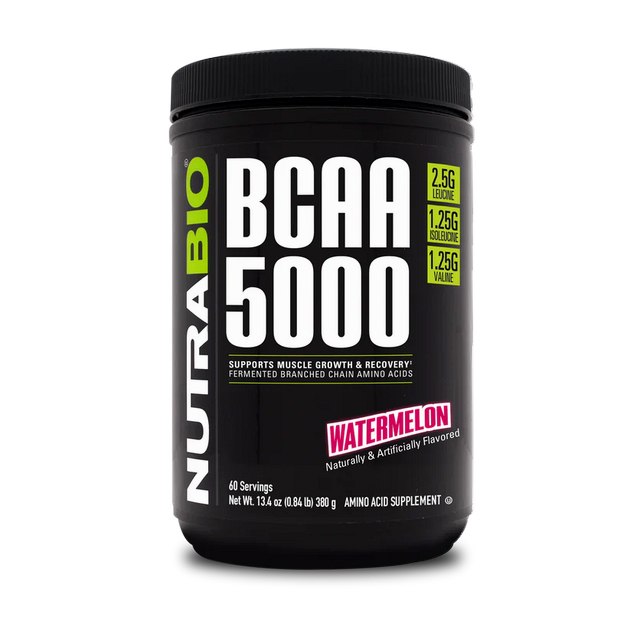 Комплекс BCAA NutraBio BCAA 5000 Powder 380 г Арбуз