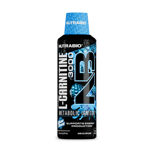 L-Карнитин NutraBio L-Carnitine Liquid Shots 474 мл Блу Разз