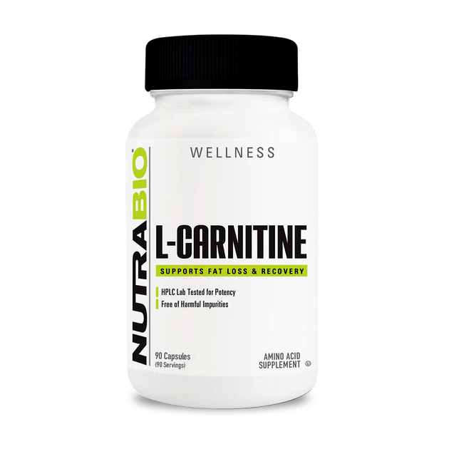 L-Карнитин NutraBio L-Carnitine 500 мг 90 кап 