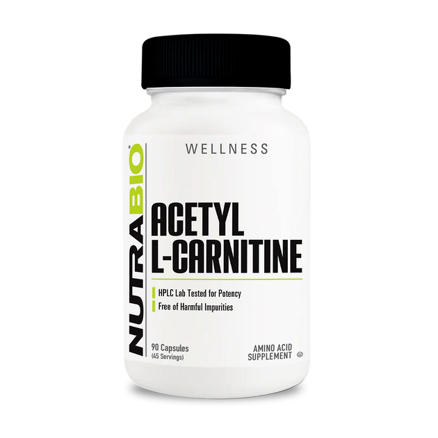 Ацетил L-Карнитин NutraBio Acetyl L-Carnitine 500 мг 90 кап Ацетил L-Карнитин NutraBio Acetyl L-Carnitine 500 мг 90 кап