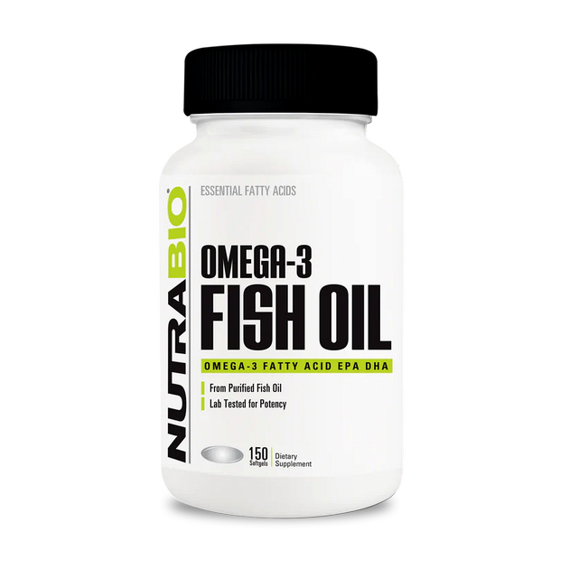 Рыбий жир NutraBio Omega 3 Fish Oil 150 кап Рыбий жир NutraBio Omega 3 Fish Oil 150 кап