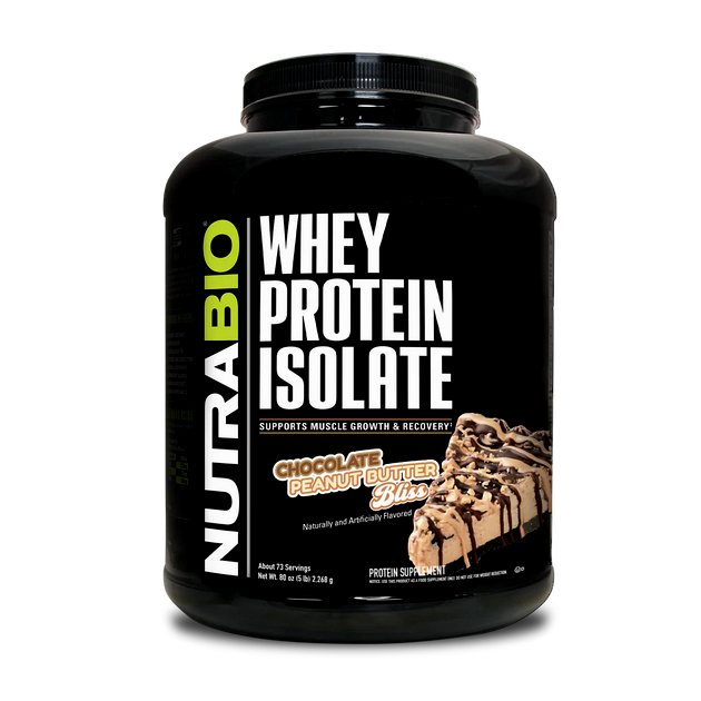 Изолят сывороточный NutraBio Whey Protein Isolate 2300 г Шок...